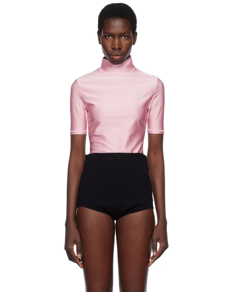 COPERNI Pink High Neck Fitted Top Pink