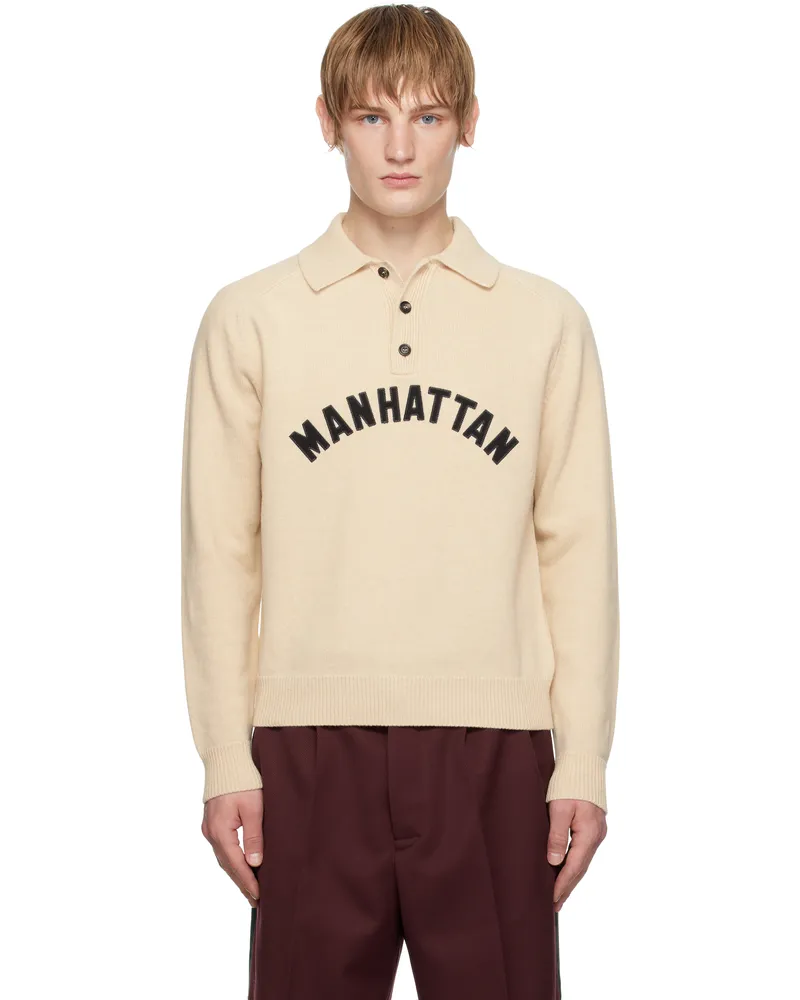 BODE Off-White 'Manhattan' Polo Cream
