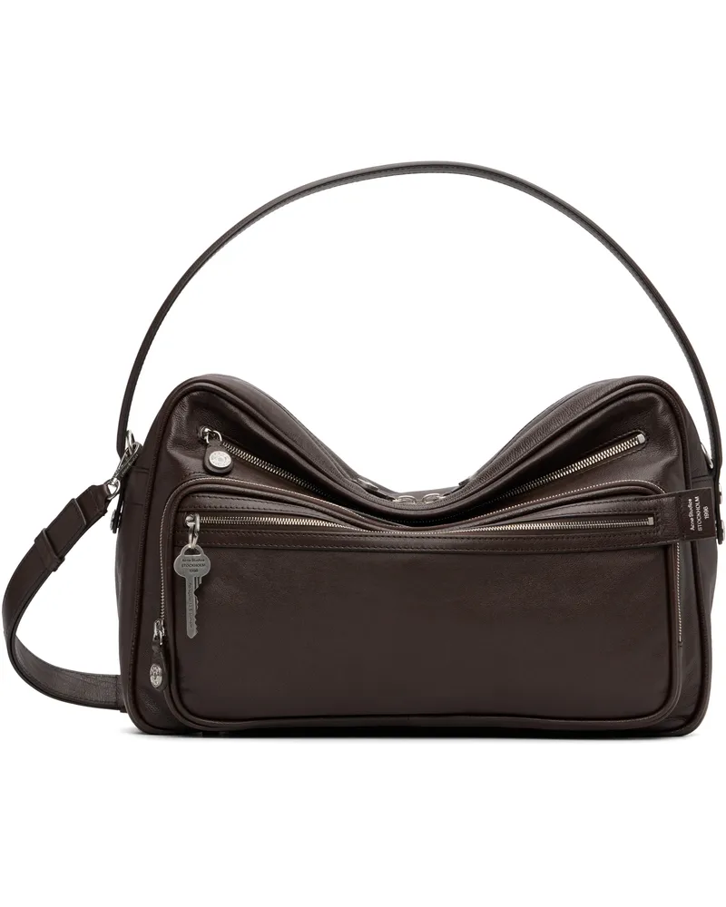 Acne Studios Brown Camero Camera Shoulder Bag Adn