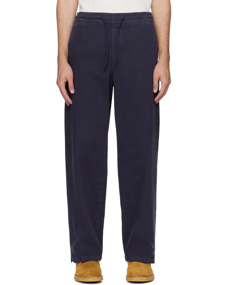 A.P.C. Navy Vincent Trousers Iak
