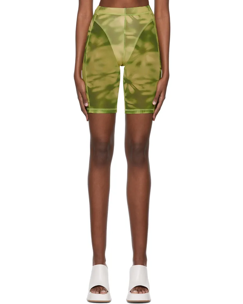 MISBHV SSENSE Exclusive Green Nylon Shorts Green