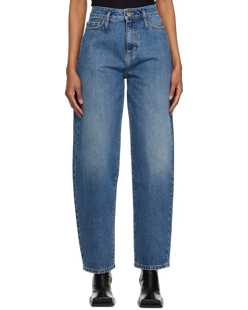 HALFBOY Blue Oversized Jeans Sky