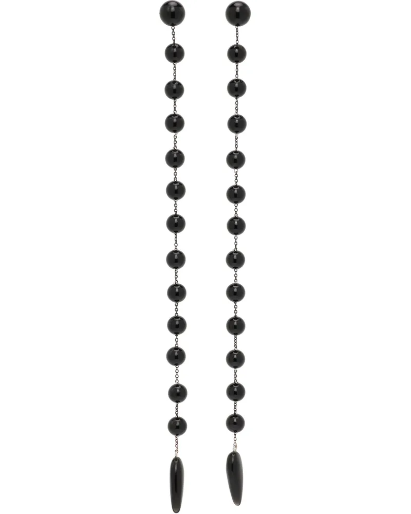 Sophie Buhai Long Phoenician Onyx Earrings Onyx