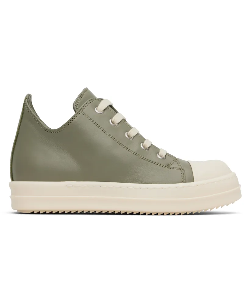 Rick Owens Kids Green Hollywood Low Sneakers 1511