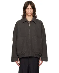 FRANKIE Shop Gray Felix Jacket Charcoal