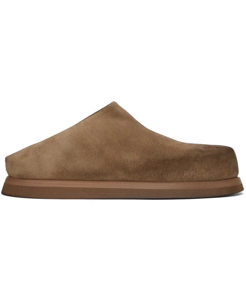 Marsèll Tan Accom Sabot Slippers Hazelnut