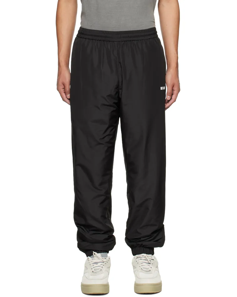MSGM Black Drawstring Lounge Pants 99
