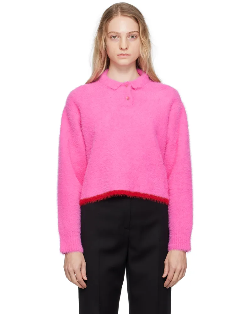 Jacquemus Pink Le Papier 'Le Polo Neve' Polo 430