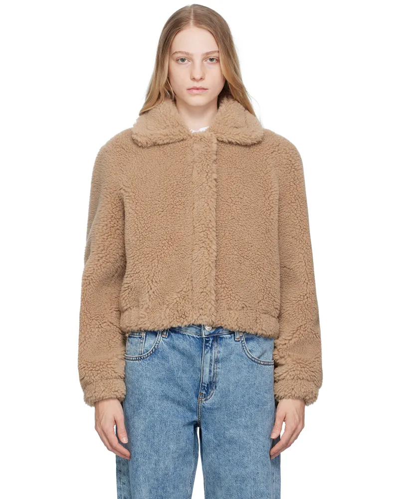 Moschino Beige Zip Jacket A0148