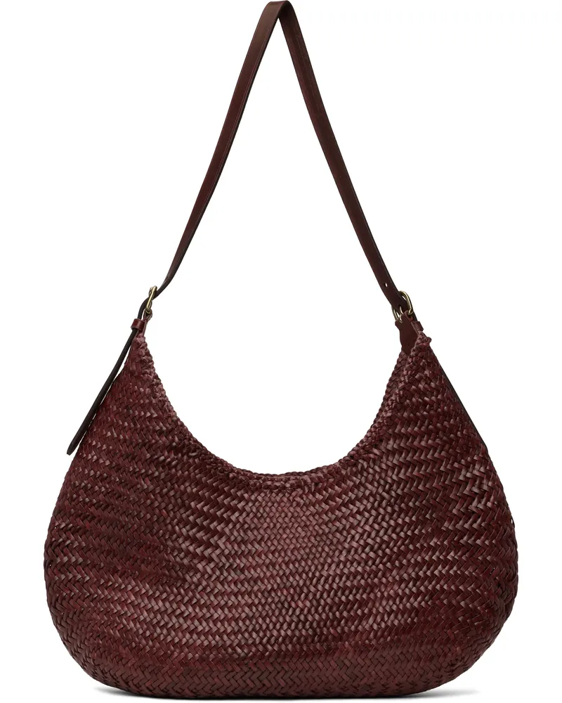 Dragon Diffusion Burgundy Luna Piena Bag Bordo