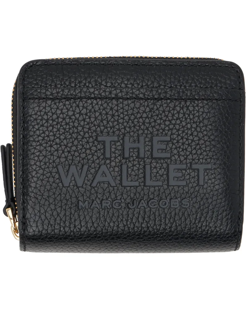 Marc Jacobs Black 'The Leather Mini Compact' Wallet 001
