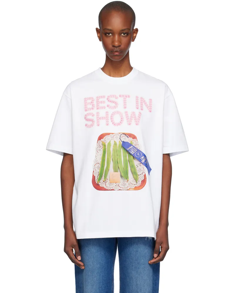 J.W.Anderson White 'Best In Show' T-shirt 001