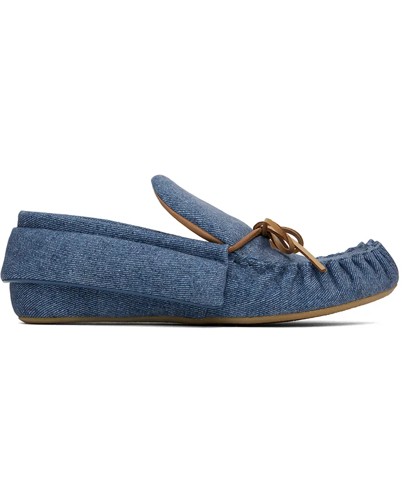 J.W.Anderson Blue Printed Loafers 20070-420