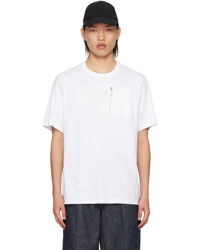 Helmut Lang White Utility Pocket T-Shirt White