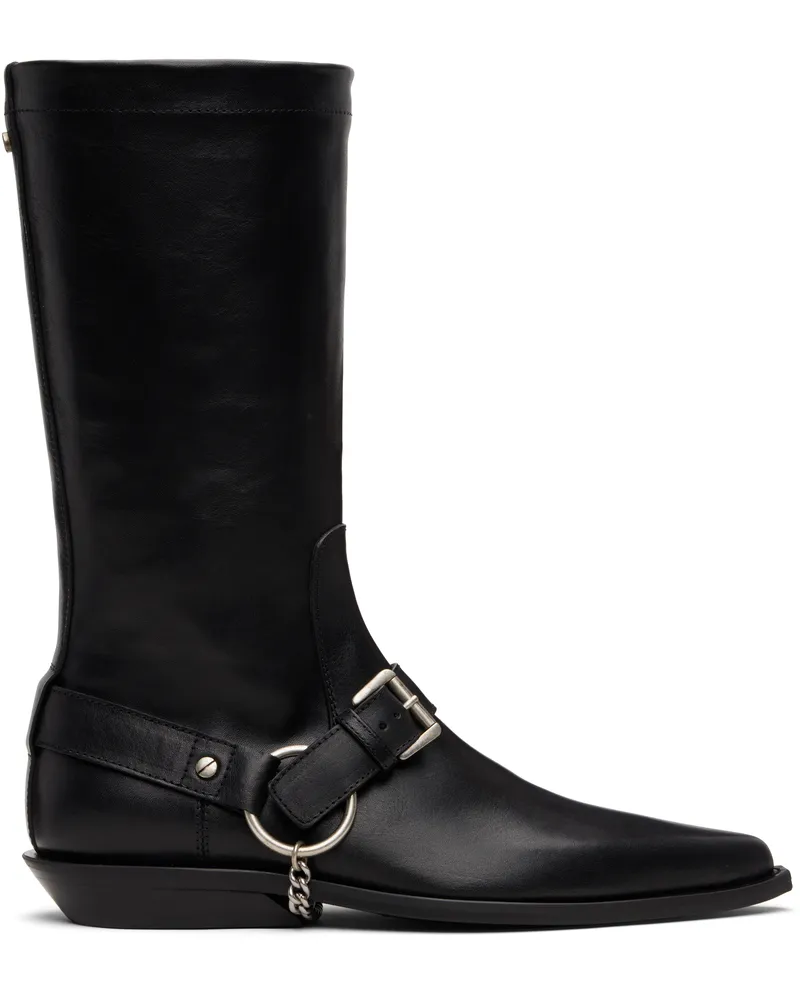 Ann Demeulemeester Black Junius Boots Black