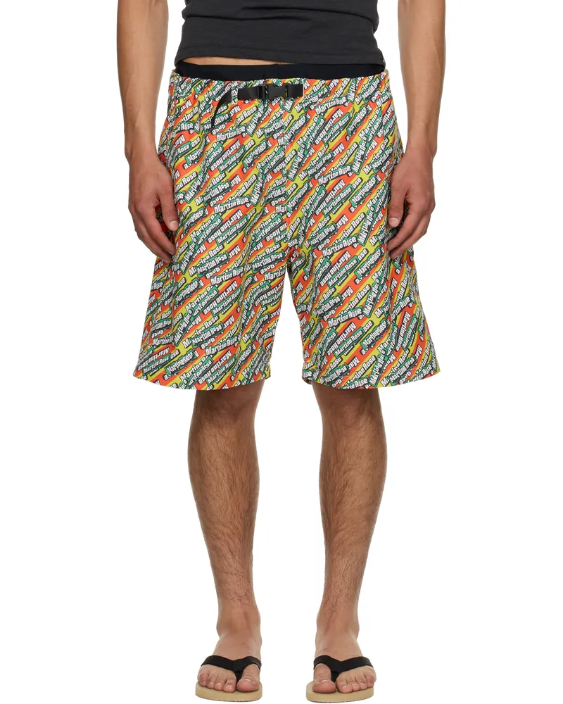 Martine Rose SSENSE Exclusive Multicolor Board Swim Shorts Grnora