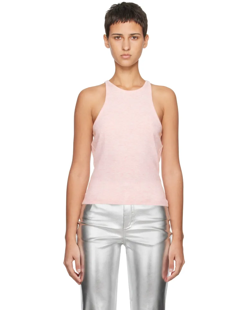 STAUD Pink Ayana Tank Top Chb