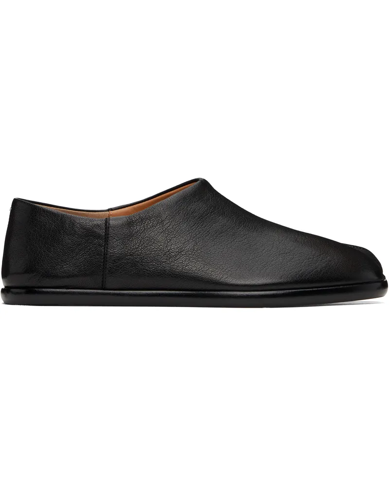 Maison Margiela Black Tabi Babouches Loafers T8013