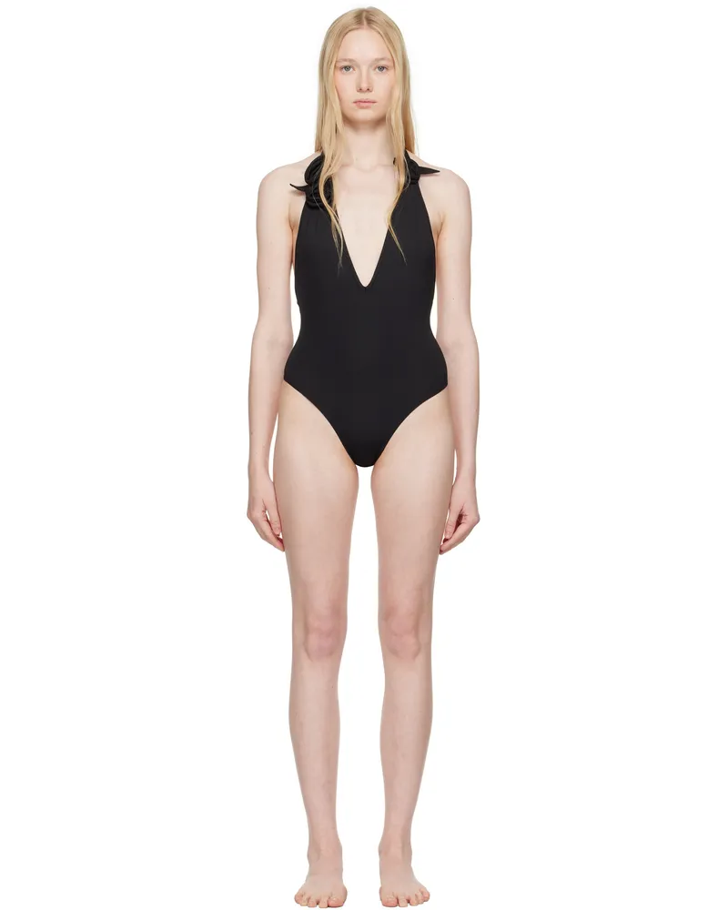 COPERNI Black Flower Swimsuit Black