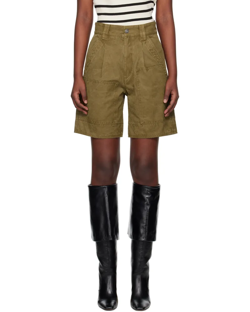 Étoile Isabel Marant Khaki Katja Shorts Light