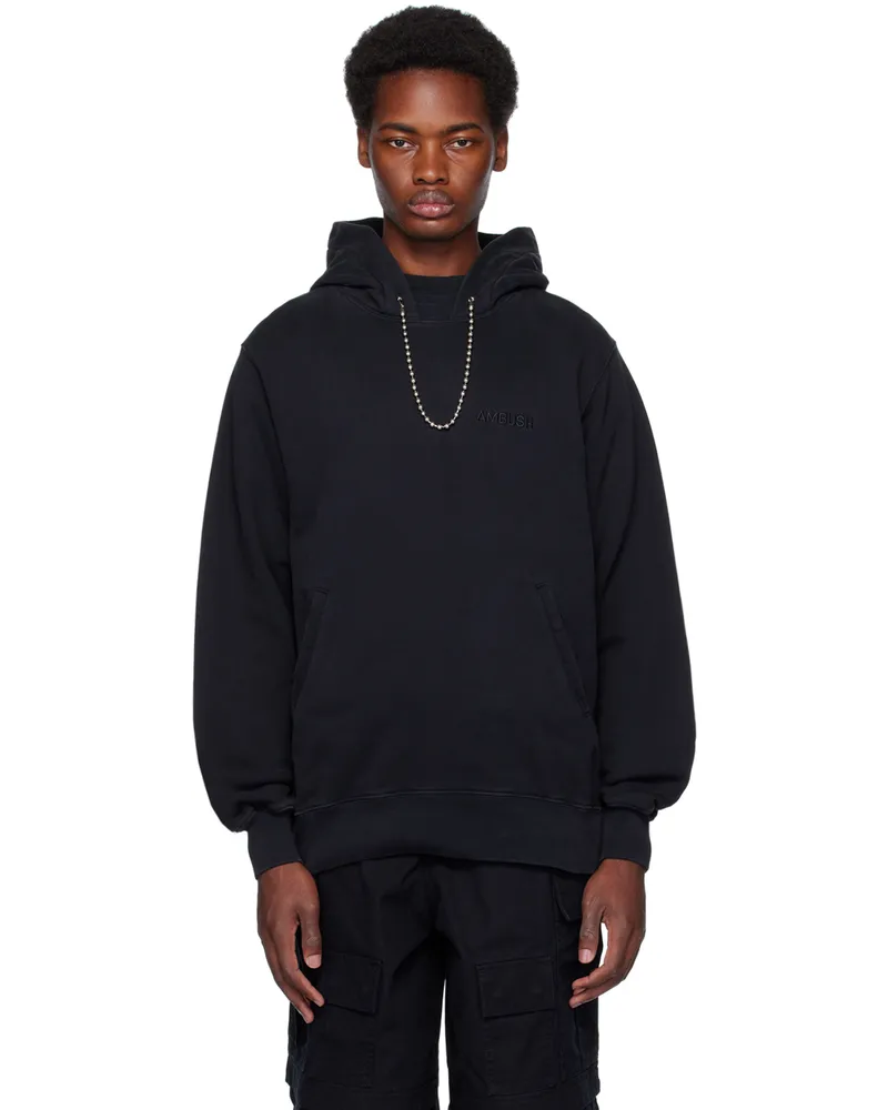 AMBUSH Black Ball Chain Hoodie Black