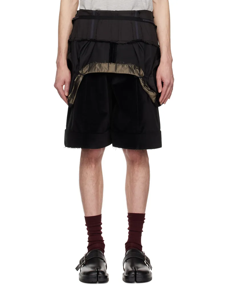 Maison Margiela Black Multi-Wear Shorts 900