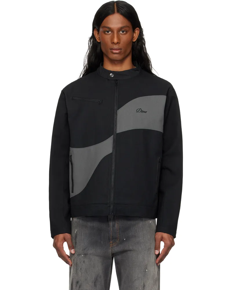 Dime Black Moto Jacket Black
