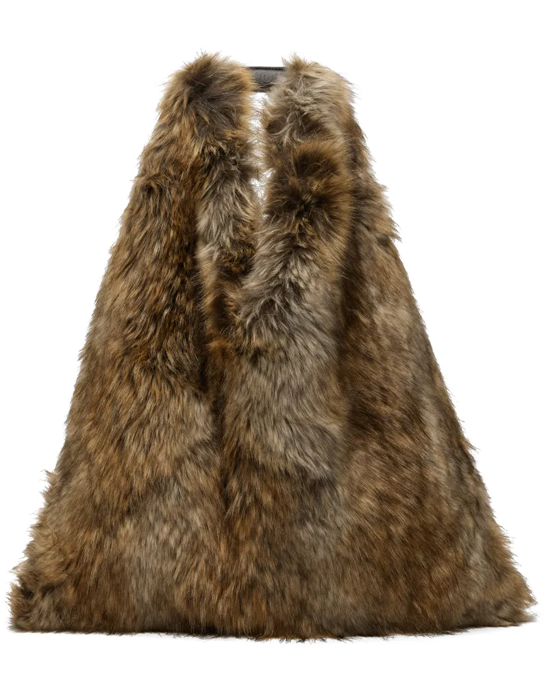 Maison Margiela Brown & Burgundy Classic Tote H9076