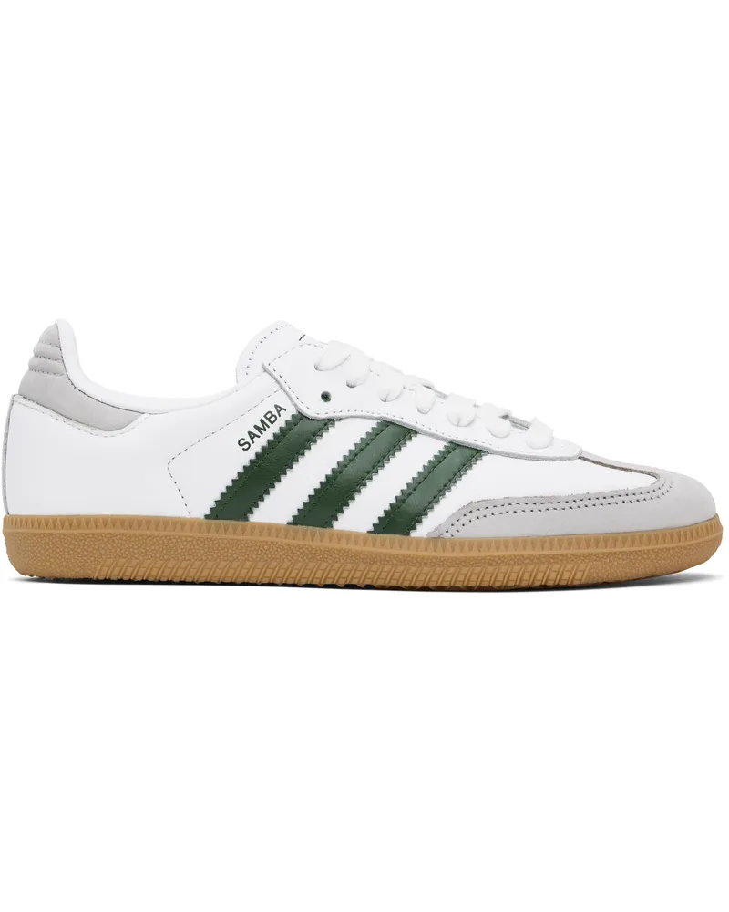 adidas White Samba OG Sneakers Ftwr