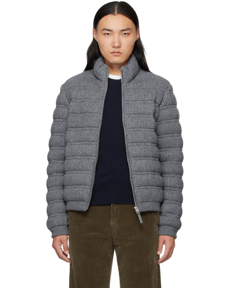 Mackage Gray Christopher Cashmere Light Down Jacket Carbon