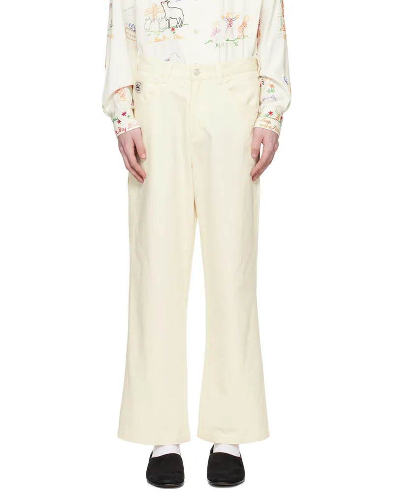 BODE White Knolly Brook Trousers White