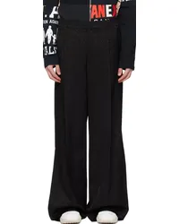 Marine Serre Black Moon Diamant Trousers Bkblack