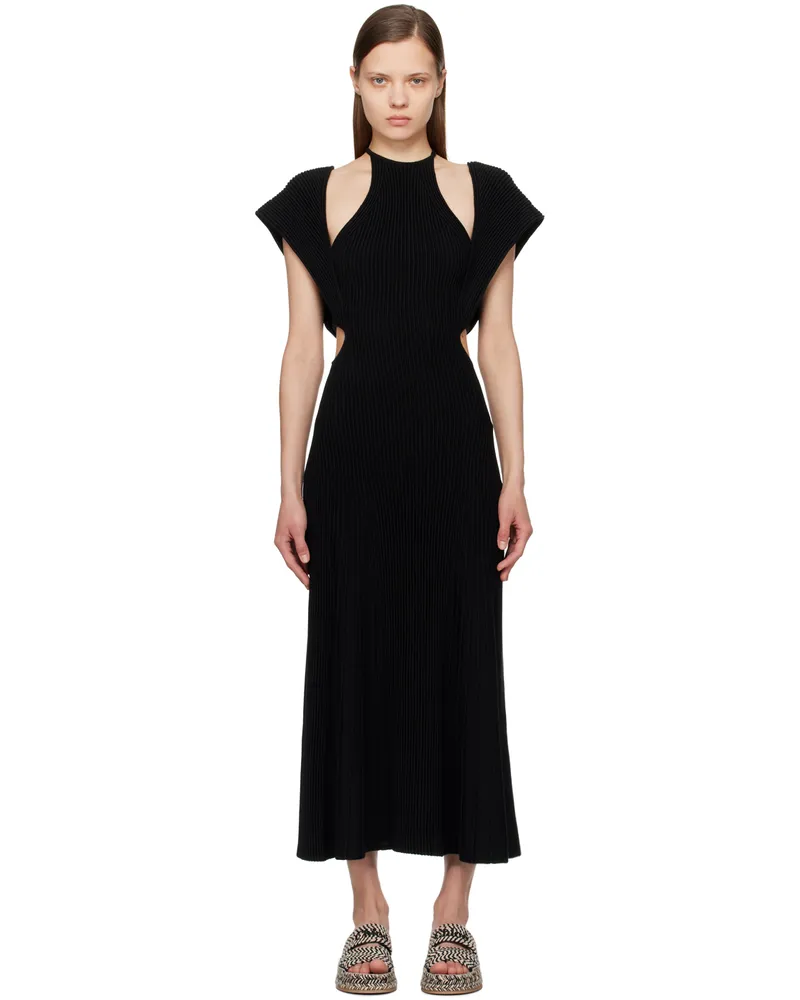 Chloé Black Cutout Maxi Dress 001