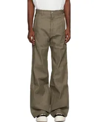 DRKSHDW by Rick Owens Khaki Pusher Jeans Sage