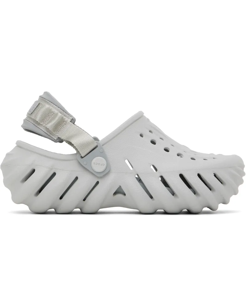 Crocs Gray Echo Clogs Atmosphere