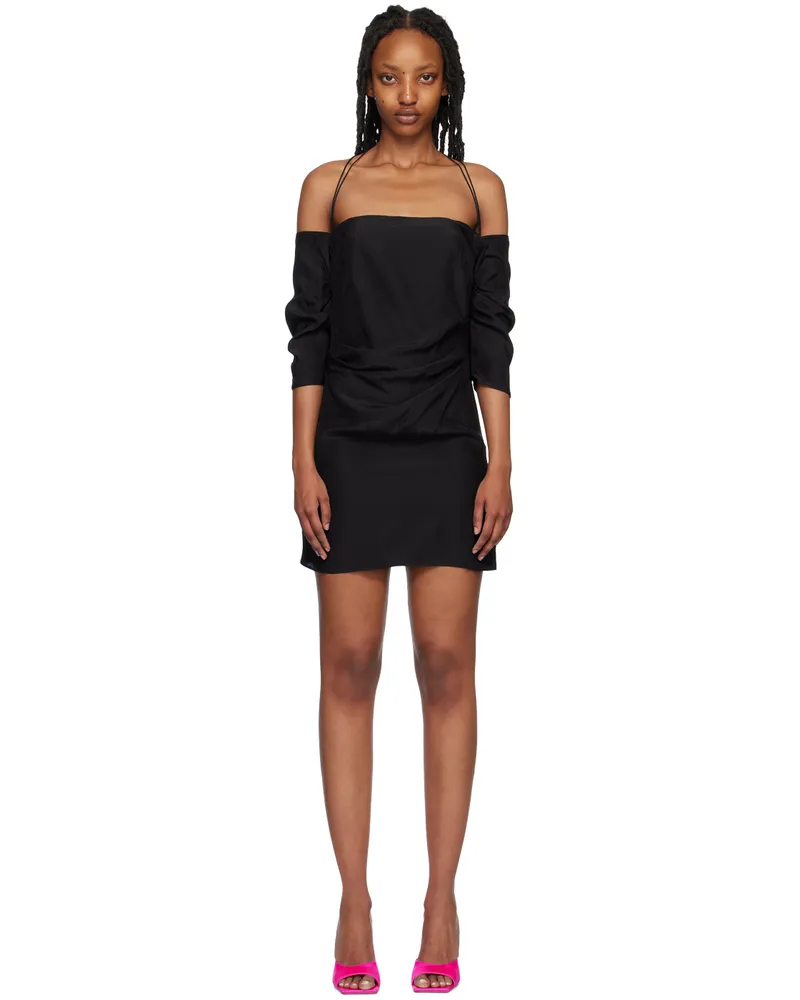 GAUGE81 Black Samaca Minidress 100black