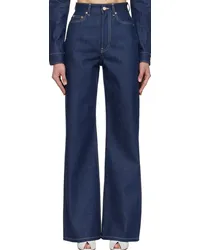 Jean Paul Gaultier Indigo Straight-Leg Jeans Indigo