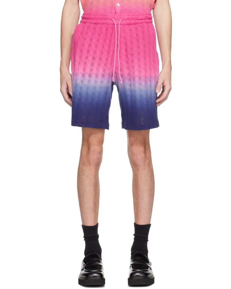 ARG Pink & Navy Playful Power Shorts Pink