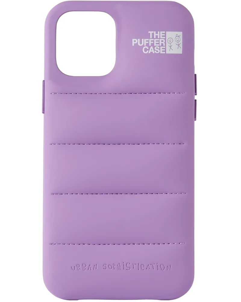 Urban Sophistication Purple 'The Puffer' iPhone 12/12 Pro Case Lavender