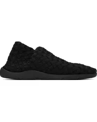 Bottega Veneta Black Intrecciato Sneakers Black