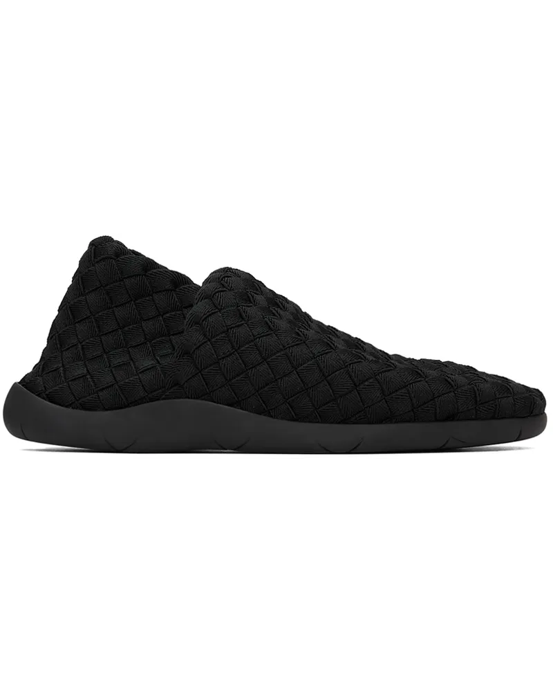 Bottega Veneta Black Intrecciato Sneakers Black