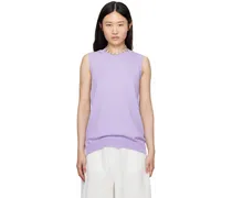 Purple Regular Fit Tank Top