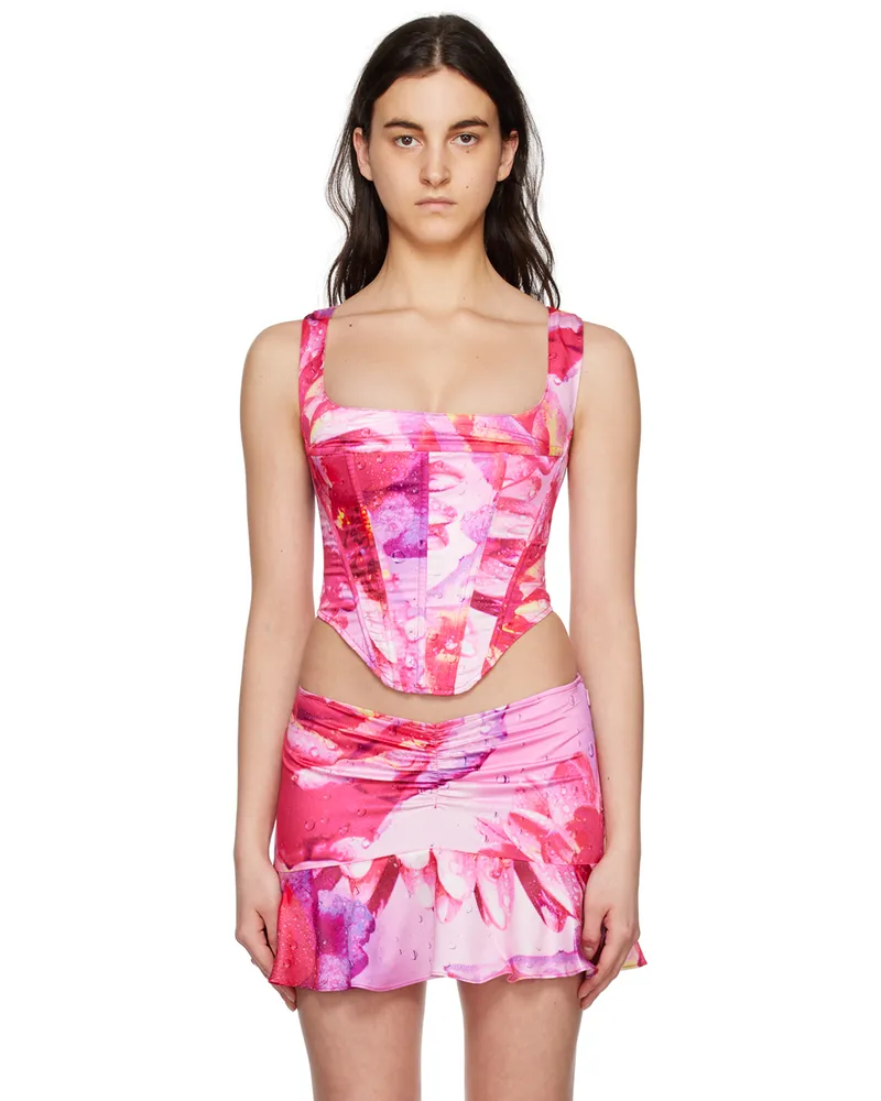 Miaou Pink Campbell Corset Dewy