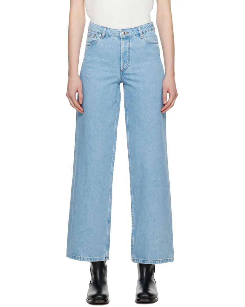 A.P.C. Blue Elisabeth Jeans Iab