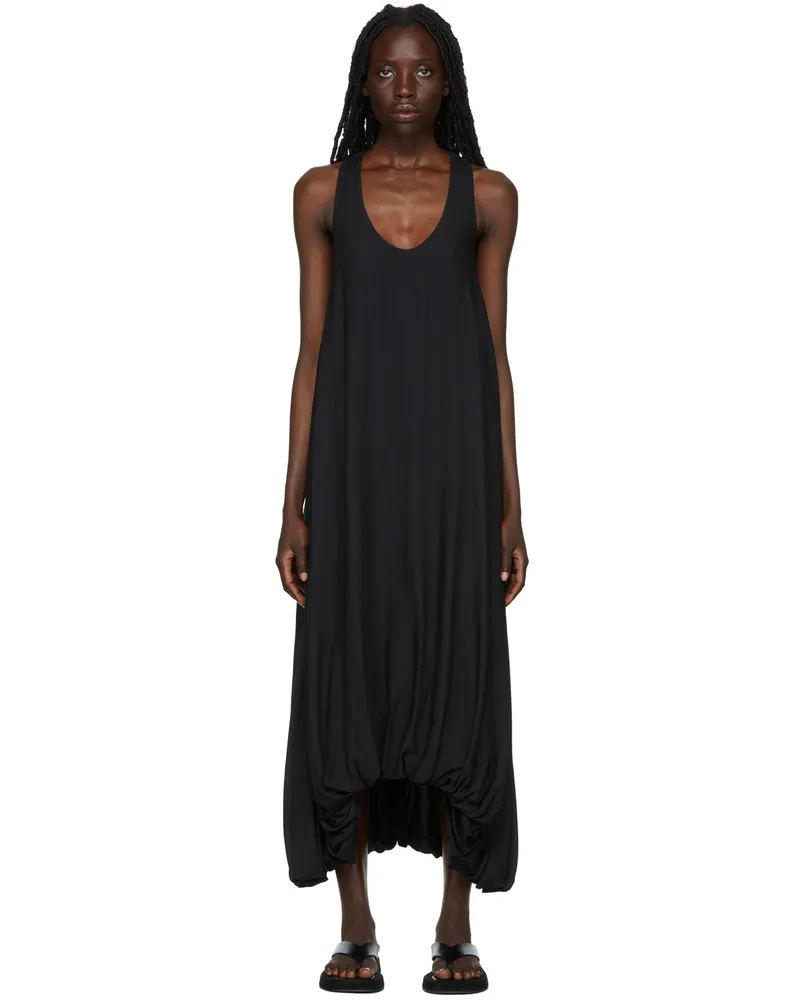 The Row SSENSE Exclusive Black Copo Maxi Dress Black