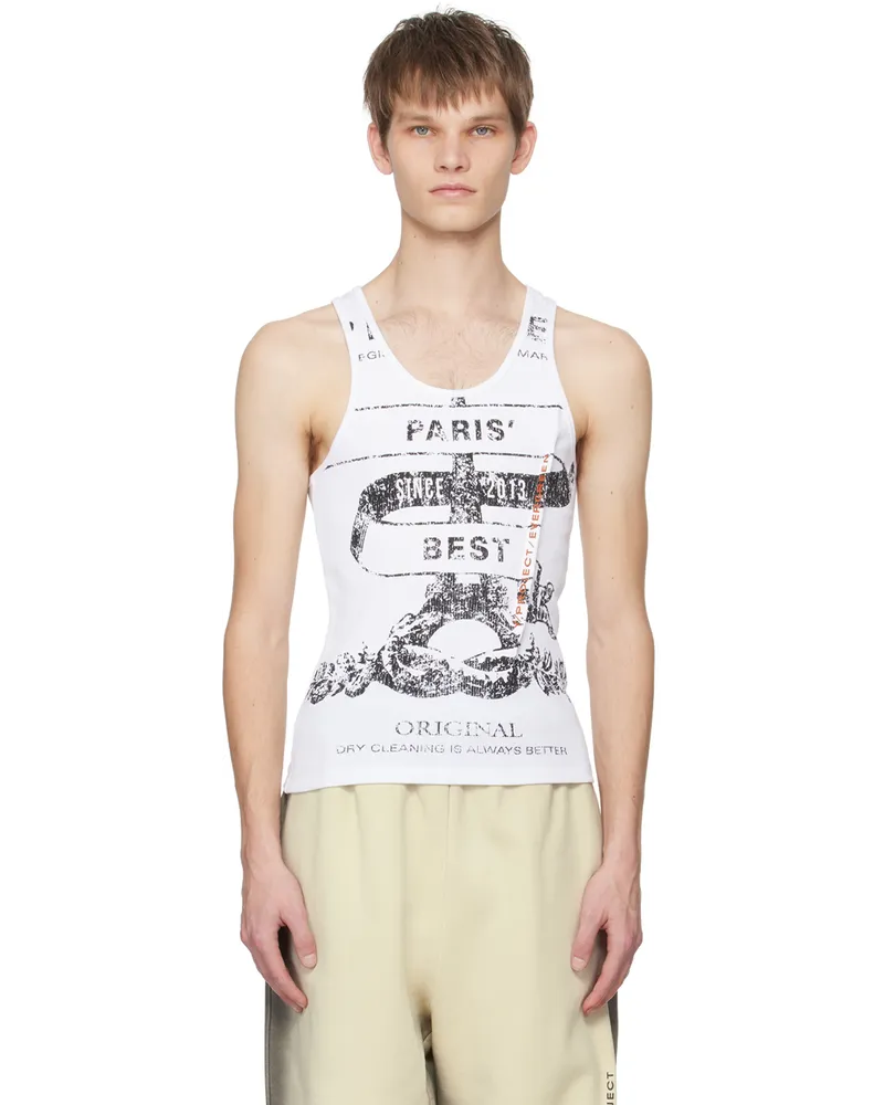 Y/PROJECT White Paris' Best Tank Top Evergreen