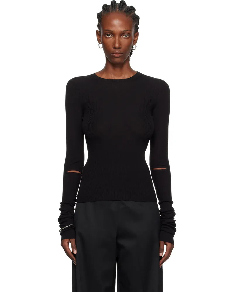 Ann Demeulemeester Black Lyell Sweater 099
