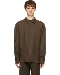 COMMAS Brown Relaxed Shirt Chocolate