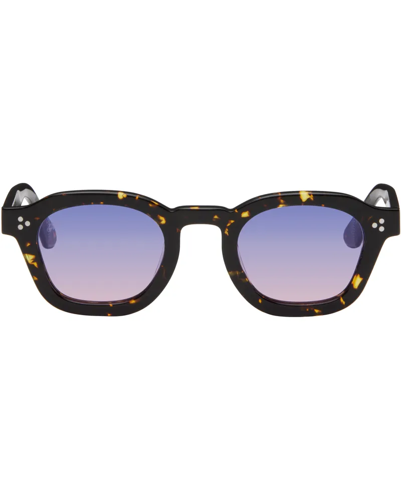 AKILA Brown Logos Sunglasses Tokyo
