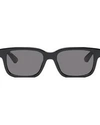 Gucci Black Square Sunglasses Black-black-grey